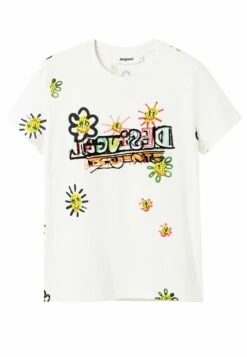 Desigual Tropical Bikini Bottoms - T-Shirt Print - White -Desigual 01459d6b3e434c51948b8a0f147da5bb