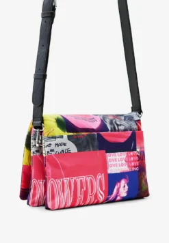Desigual Midsize Collage Crossbody - Schoudertas - Multicoloured -Desigual 0171898aeb18450c86e9ad4f61e72422