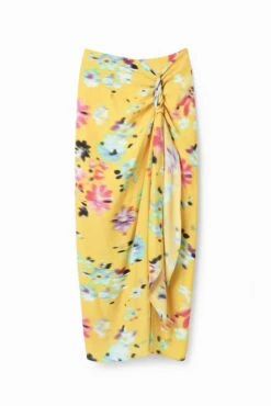 Desigual Garden - Kokerrok - Fluorescent Yellow -Desigual 019ba250f6c7477b968c49c9c62dc07c