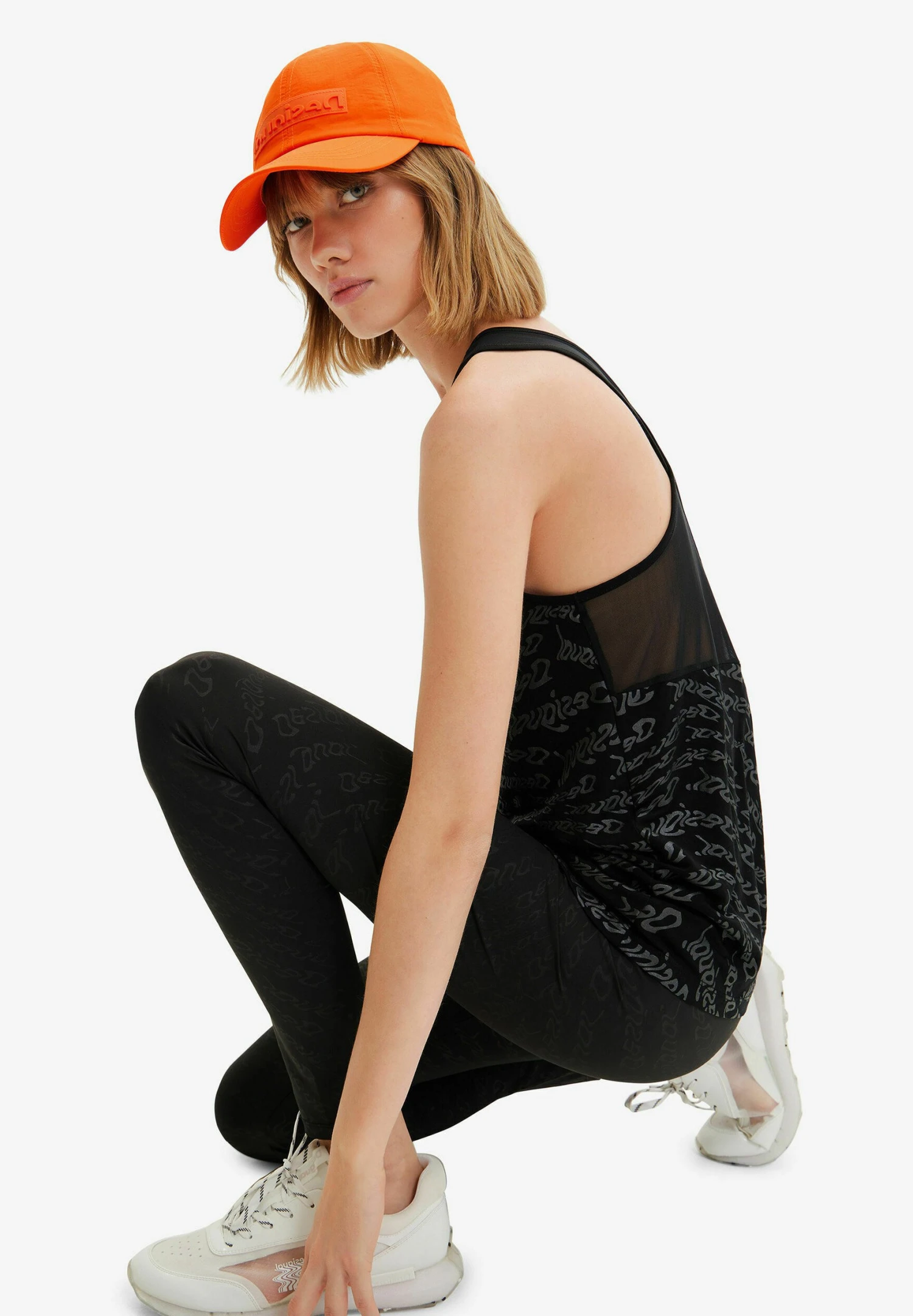 Desigual Logo Sport Leggings - Legging - Black 4 Desigual Logo Sport Leggings - Legging - Black - Afbeelding 4