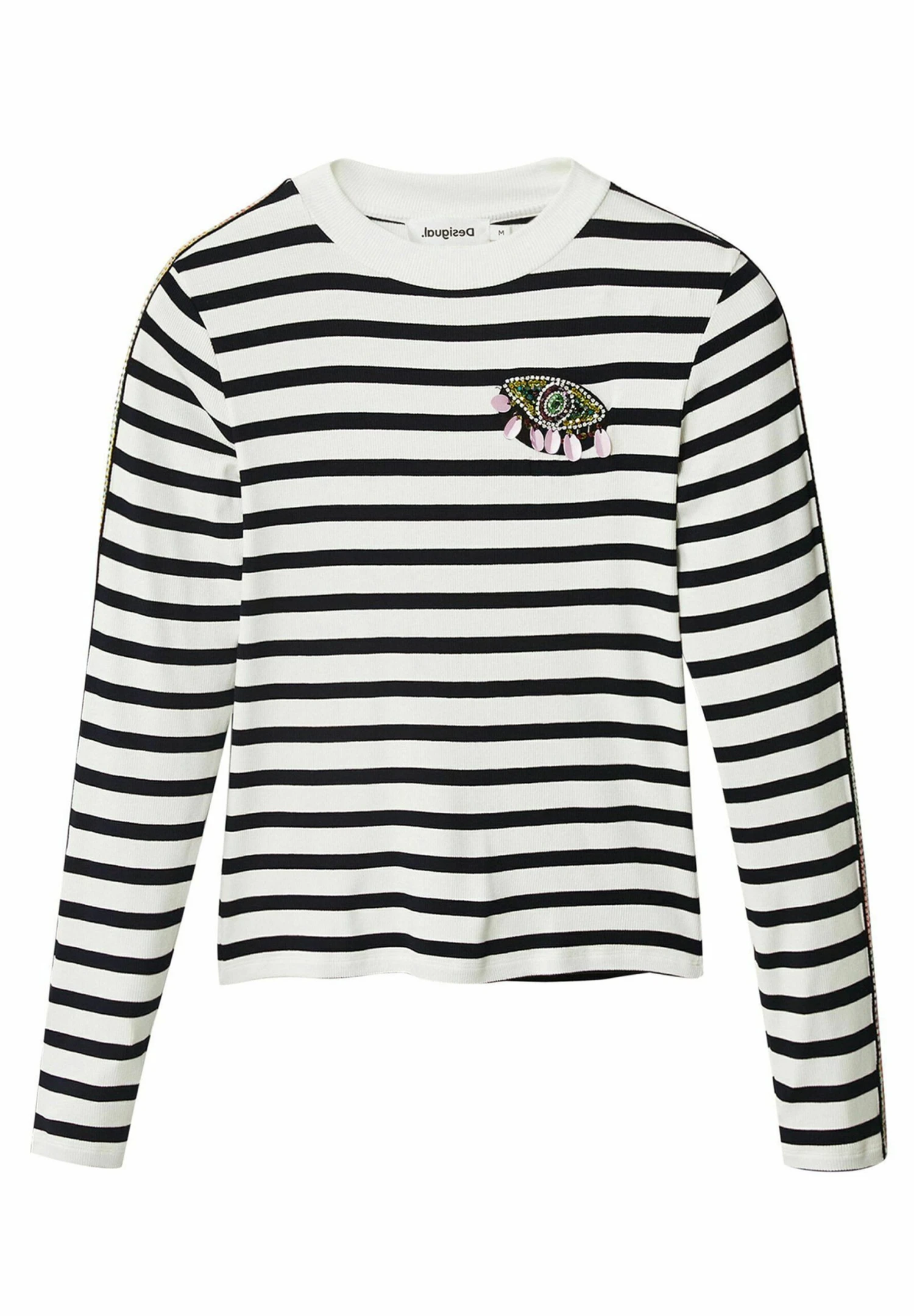 Desigual Striped - Longsleeve - White 6 Desigual Striped - Longsleeve - White - Afbeelding 6
