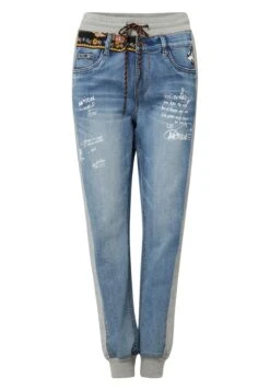 Desigual Disney’S Mickey Mouse Jogger - Slim Fit Jeans - Blue -Desigual 043185c8a83144b0a0f17e8c2d5c44d8