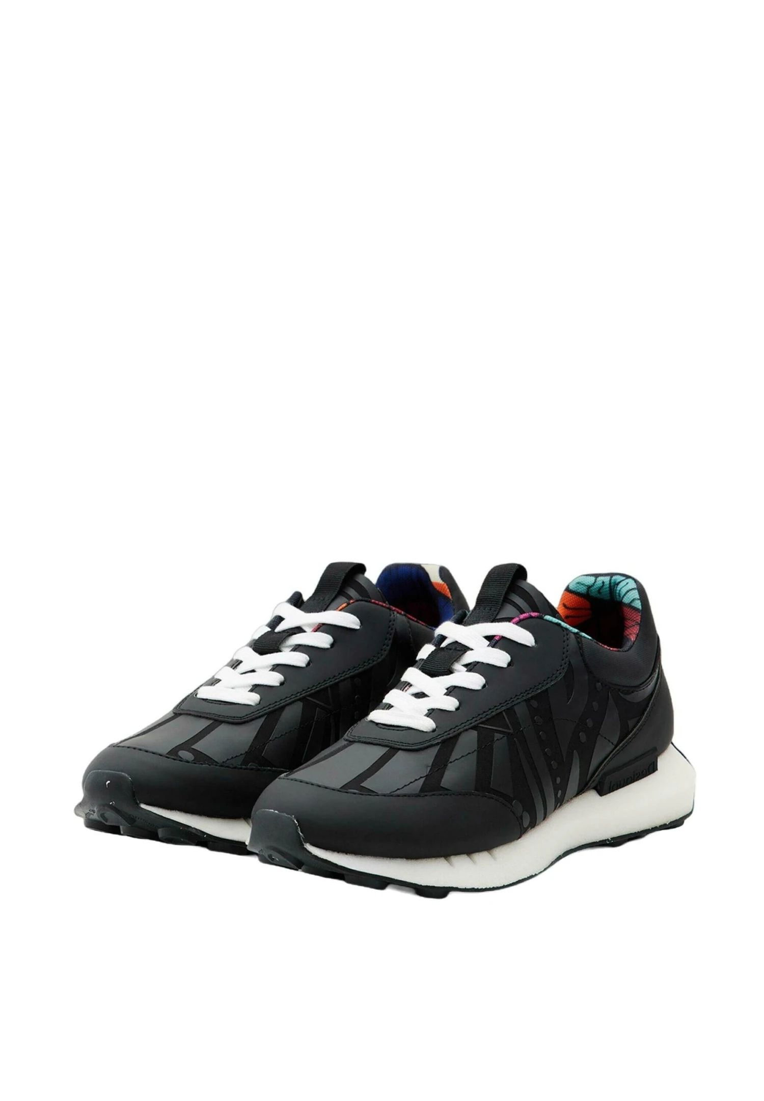 Desigual Jogger Retro - Sneakers Laag - Black 2 Desigual Jogger Retro - Sneakers Laag - Black - Afbeelding 2