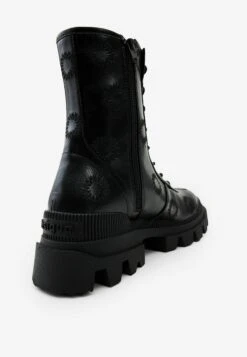 Desigual Embroidered Track - Plateaulaarzen - Black -Desigual 085cb1cc19c847bf94269899363cce3f