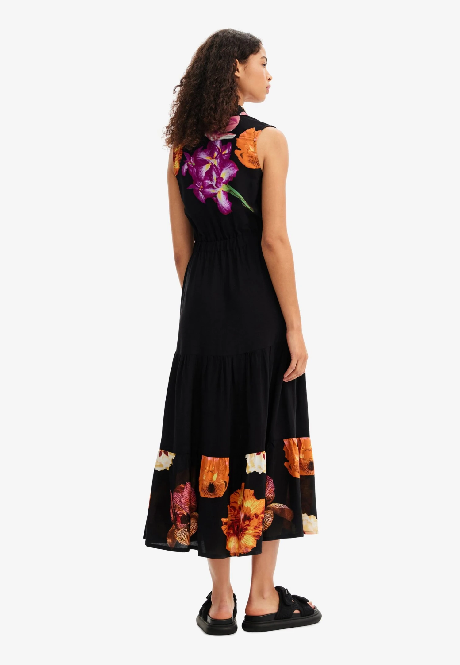 Desigual Designed By M. Christian Lacroix - Maxi-Jurk - Black 3 Desigual Designed By M. Christian Lacroix - Maxi-Jurk - Black - Afbeelding 3
