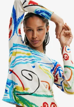 Desigual Illustration - Trui - White 8 Desigual Illustration - Trui - White -Desigual 08aee83501b6468d895fcea4a9c84b70 scaled