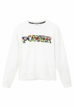 Desigual Power Patch - Sweater - White 9 Desigual Power Patch - Sweater - White -Desigual 08ce067bba52442d8cc592b672f235f7