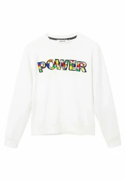 Desigual Power Patch - Sweater - White -Desigual 08ce067bba52442d8cc592b672f235f7 scaled