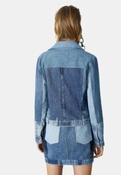 Desigual Upcycled Denim Biker - Spijkerjas - Blue -Desigual 0cc8b329948c48148e9edb03911c00f0