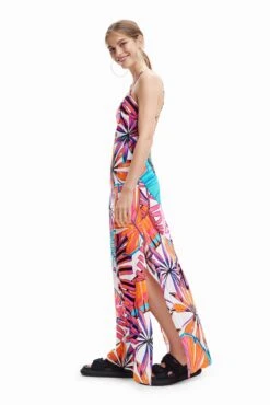 Desigual Vest Salinas - Maxi-Jurk - White