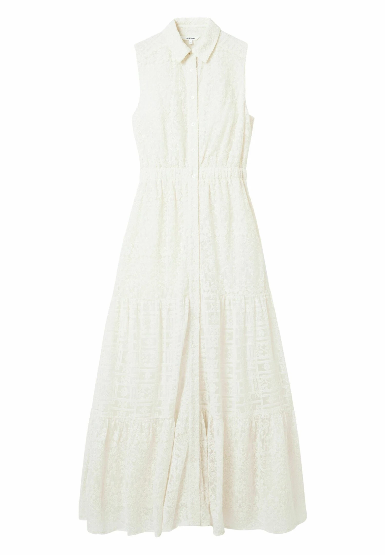 Desigual Striped Arty Face - Blousejurk - White 5 Desigual Striped Arty Face - Blousejurk - White - Afbeelding 5