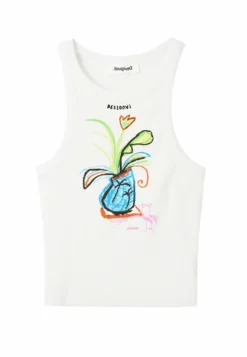 Desigual Tropical Cuout - Top - White 7 Desigual Tropical Cuout - Top - White -Desigual 0e0ded12a3694caaafe2e10fcd29299c scaled