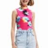 Desigual Flor - Top - Rosa Marlen