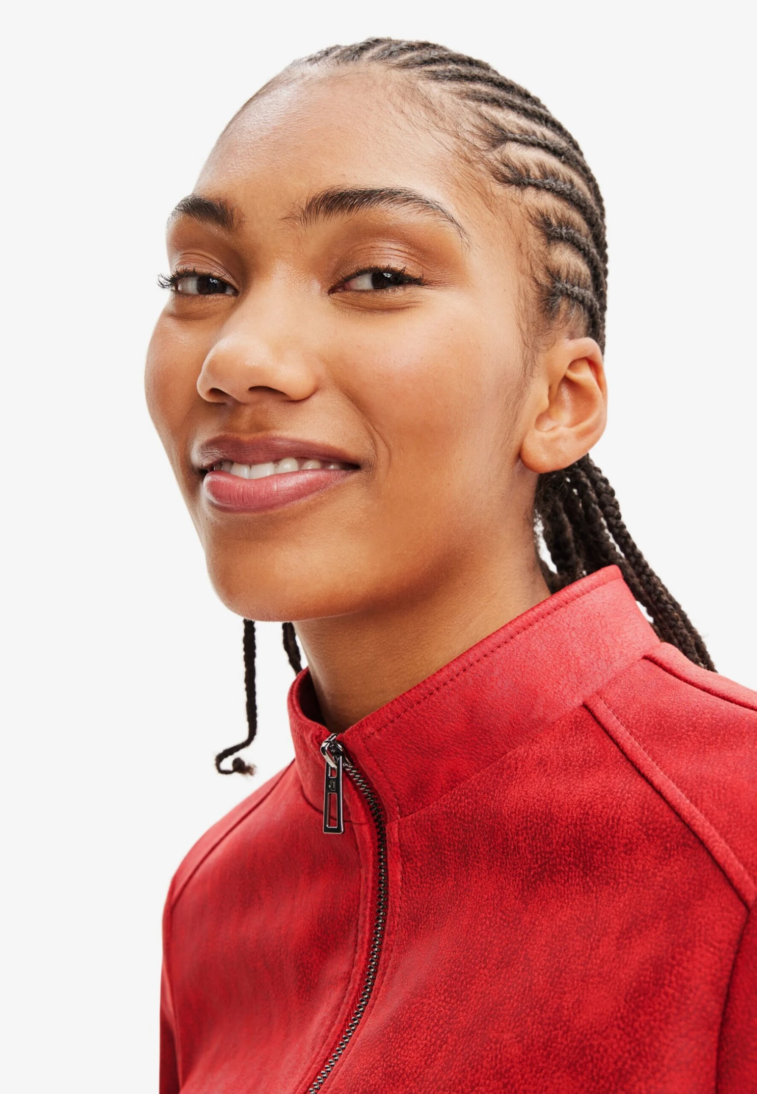 Desigual Imitatieleren Jas - Red 4 Desigual Imitatieleren Jas - Red - Afbeelding 4