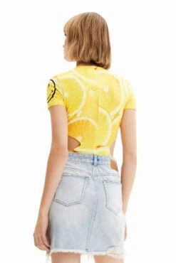 Desigual Smiley Limon - T-Shirt Print - Yellow 7 Desigual Smiley Limon - T-Shirt Print - Yellow -Desigual 0f713730f07f4a9bb286d2ffed84d9a6