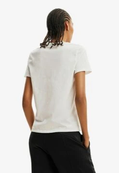 Desigual Arty Mickey Mouse - T-Shirt Print - White -Desigual 102b935aaa4c4447a9330833285b8419