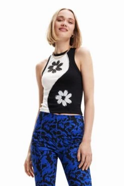 Desigual Yin Yang - Top - Black