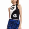 Desigual Yin Yang - Top - Black