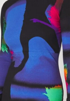 Desigual Vest Hologram Designed By Christian Lacroix - Gebreide Jurk - Black -Desigual 115d6c1bd5a74274b447d21e57bd9fd8