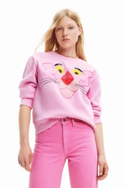 Desigual Pink Panther - Sweater - Dusky Pink