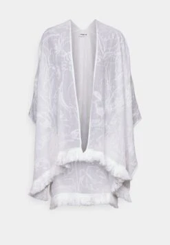 Desigual Kaftan Flower Clara - Poncho - White