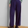 Desigual Pant Agueda - Broek - Navy