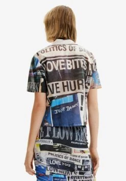 Desigual Newspaper Resort - Overhemdblouse - Multi-Coloured -Desigual 1460b7b019f541c485a3a439886d0a11