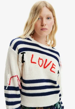 Desigual Love Me - Trui - White 8 Desigual Love Me - Trui - White -Desigual 152bf9748715459c9b96c7485d18ff98 scaled