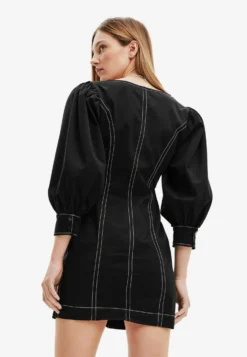 Desigual Short Slim Zip - Jurk - Black -Desigual 154524da74394d198a5f7e5a9379140c scaled