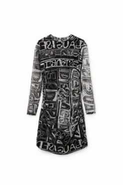 Desigual Vest Lettering - Etui-Jurk - Charcoal Grey -Desigual 15b72d5536fd486f95890031c729bca0 scaled