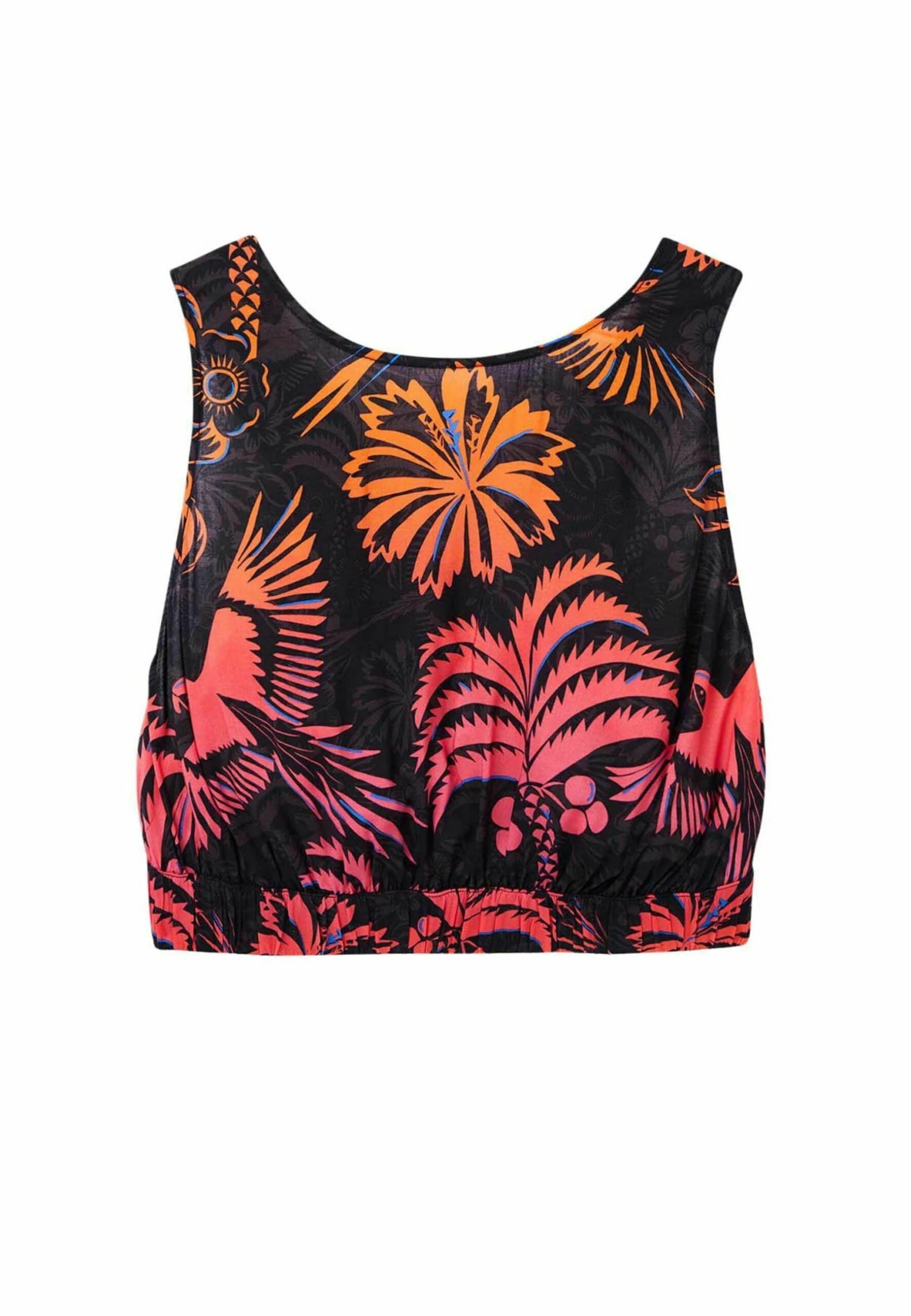 Desigual Tropical Withtraps - Bikinitop - Black 5 Desigual Tropical Withtraps - Bikinitop - Black - Afbeelding 5