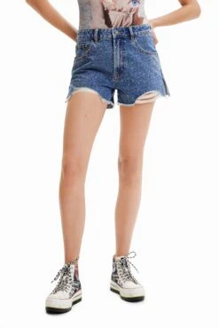 Desigual Maria - Jeansshort - Denim Medium Wash