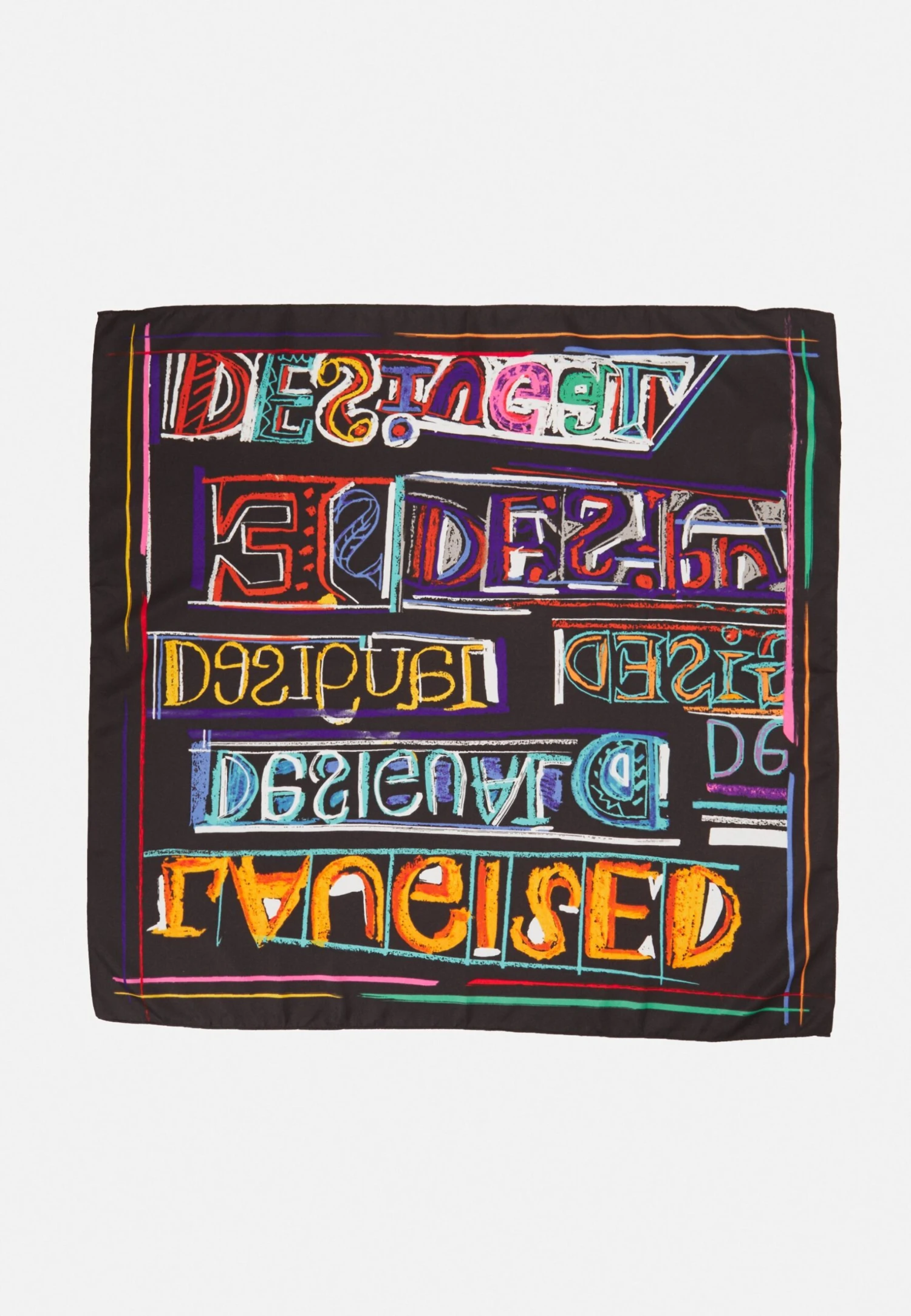 Desigual Rousmari Squared - Halsdoek - Black 3 Desigual Rousmari Squared - Halsdoek - Black - Afbeelding 3