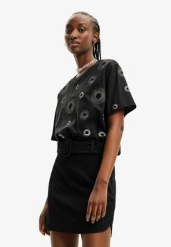 Desigual T-Shirt Print - Black