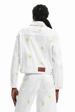 Desigual Chaq Dita - Spijkerjas - White -Desigual 197f359b31f24fe883a66163c9e65ffe