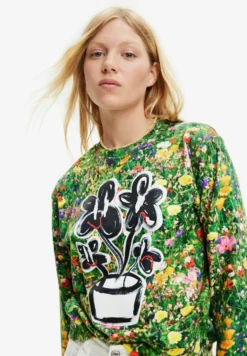 Desigual Floral Plant - Sweater - Green 8 Desigual Floral Plant - Sweater - Green -Desigual 19a80376e54e4bde81eae37d9e0f2b6c scaled