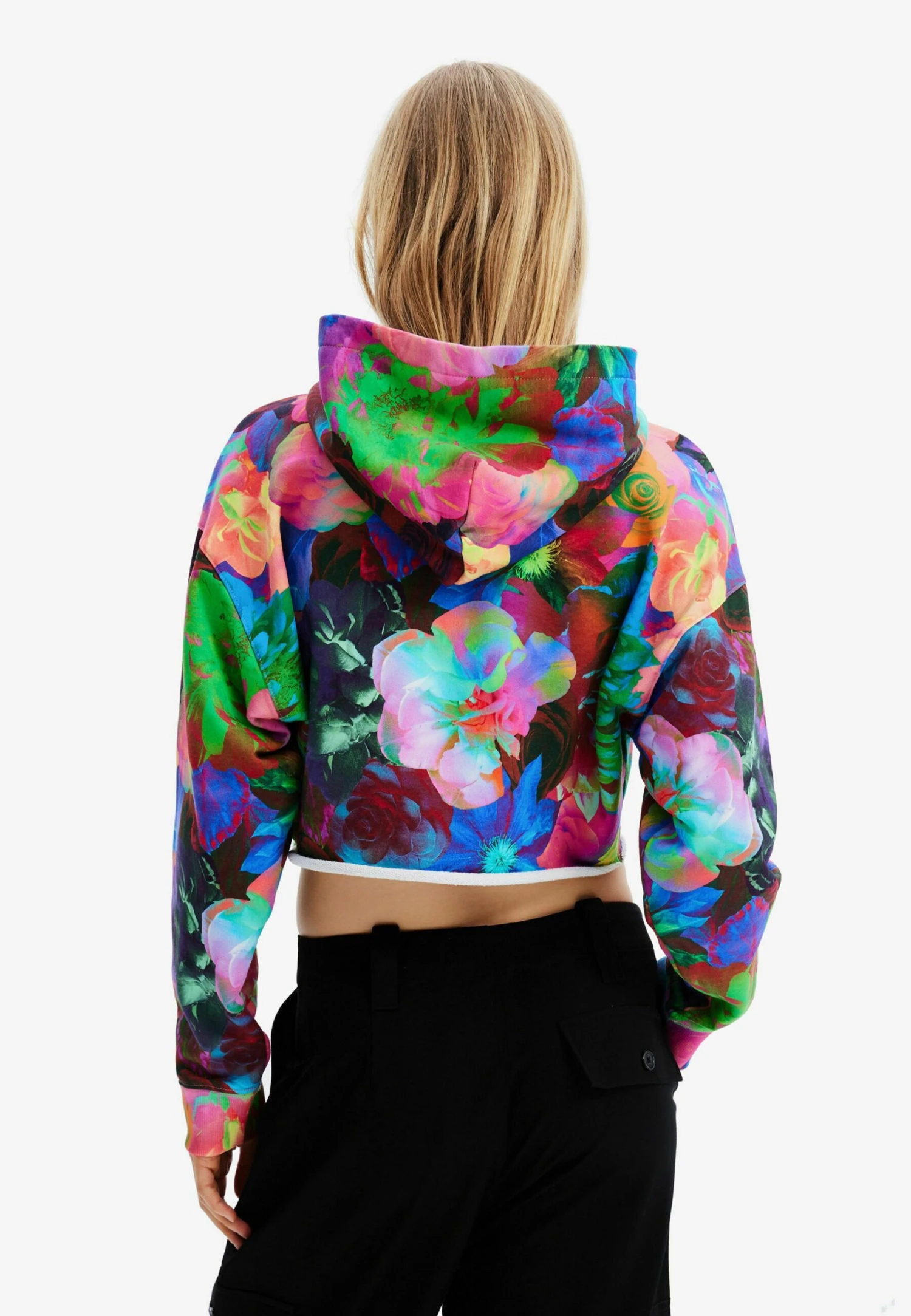 Desigual Short Oversize - Hoodie - Multi Coloured 3 Desigual Short Oversize - Hoodie - Multi Coloured - Afbeelding 3