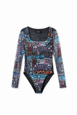 Desigual Lettering - Longsleeve - Black -Desigual 1a6330dd3c74484995168a8aa201b0c9 scaled