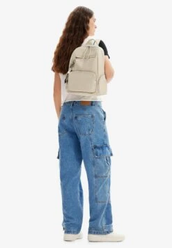 Desigual Midsize Half Logo - Rugzak - White