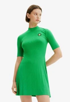 Desigual Flower Skater - Gebreide Jurk - Green