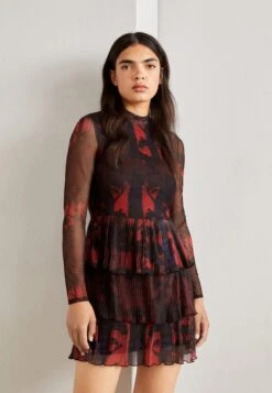 Desigual Vest Forest Lacroix - Jurk - Dark Red