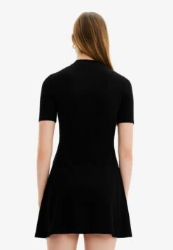 Desigual Flower Skater - Gebreide Jurk - Black -Desigual 1d787af655554cd79d97ce742b45f14d