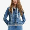 Desigual Hooded Denim Trucker - Spijkerjas - Blue