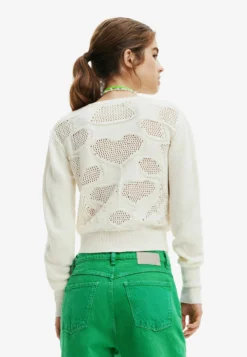 Desigual Openwork Flower - Trui - White -Desigual 1da876a21f46428f9fa97ab827960191 scaled