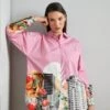 Desigual Cam Bolonia - Overhemdblouse - Pink