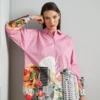 Desigual Cam Bolonia - Overhemdblouse - Pink