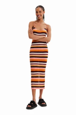 Desigual Vest Jeon - Etui-Jurk - Orangery