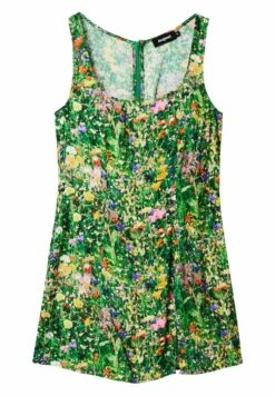 Desigual Studded Disco - Jerseyjurk - Green -Desigual 1f073be9a220446587efa17a9ecf1c43