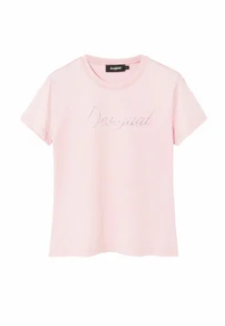 Desigual T-Shirt Print - Pink -Desigual 1f5d5f6867e84c63b666ff6048c971c1 scaled