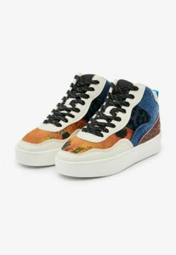Desigual Patchwork Mid-Top - Sneakers Hoog - Multicoloured -Desigual 1fd0b12fdaec4b65af8a064877ca7c05